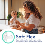 DR. TALBOT'S Soft-Flex Orthodontic Pacifiers, 6-12 months - Aqua and Clear, 2 count-370797930065-LR-355962-8-LR eShop