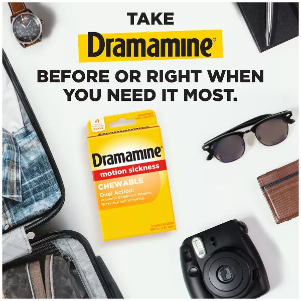 Dramamine Motion Sickness Relief Tablets - Orange, 4 count-831248005676-LR-351410-4-LR eShop