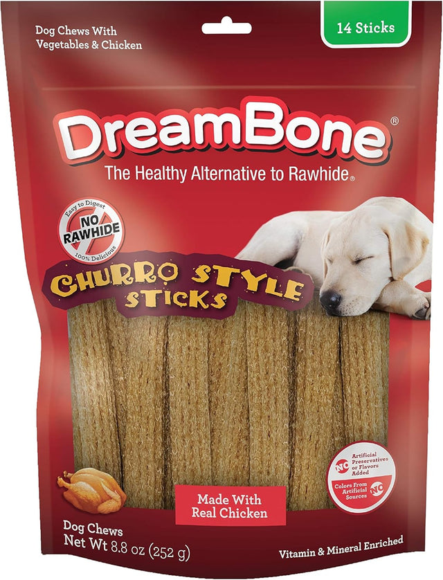 Dreambone Churro-Style Dog Sticks With Chicken, 14 count-892383006270-LR-342331-1-LR eShop