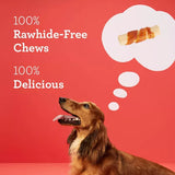 DreamBone Rawhide Free Dog Treats Mini Real Chicken Wrapped Chews, 15 count-810833028566-LR-330424-5-LR eShop