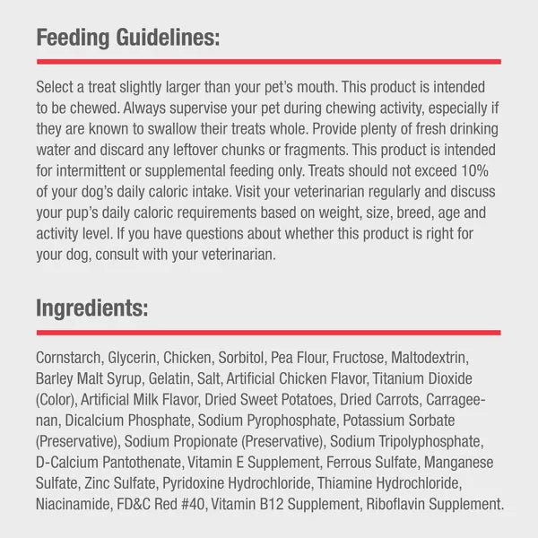 DreamBone Rawhide Free Dog Treats Mini Real Chicken Wrapped Chews, 15 count-810833028566-LR-330424-9-LR eShop