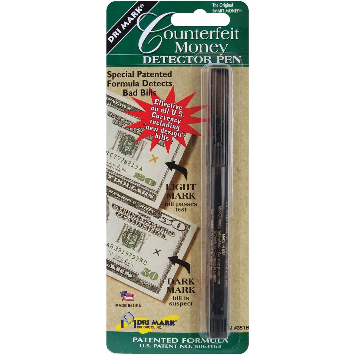DRI MARK Counterfeit Bill Detector Pen - Black-070889035110-LR-104610-1-LR eShop