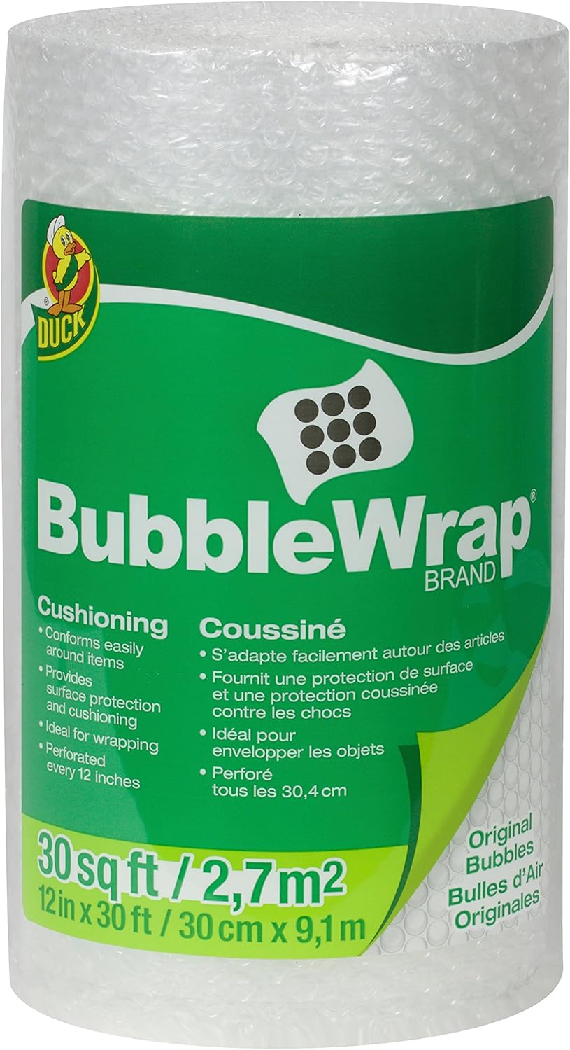 Duck Bubble Wrap Original Protective Packaging - Clear, 12" x 30 ft-075353102305-LR-349745-1-LR eShop