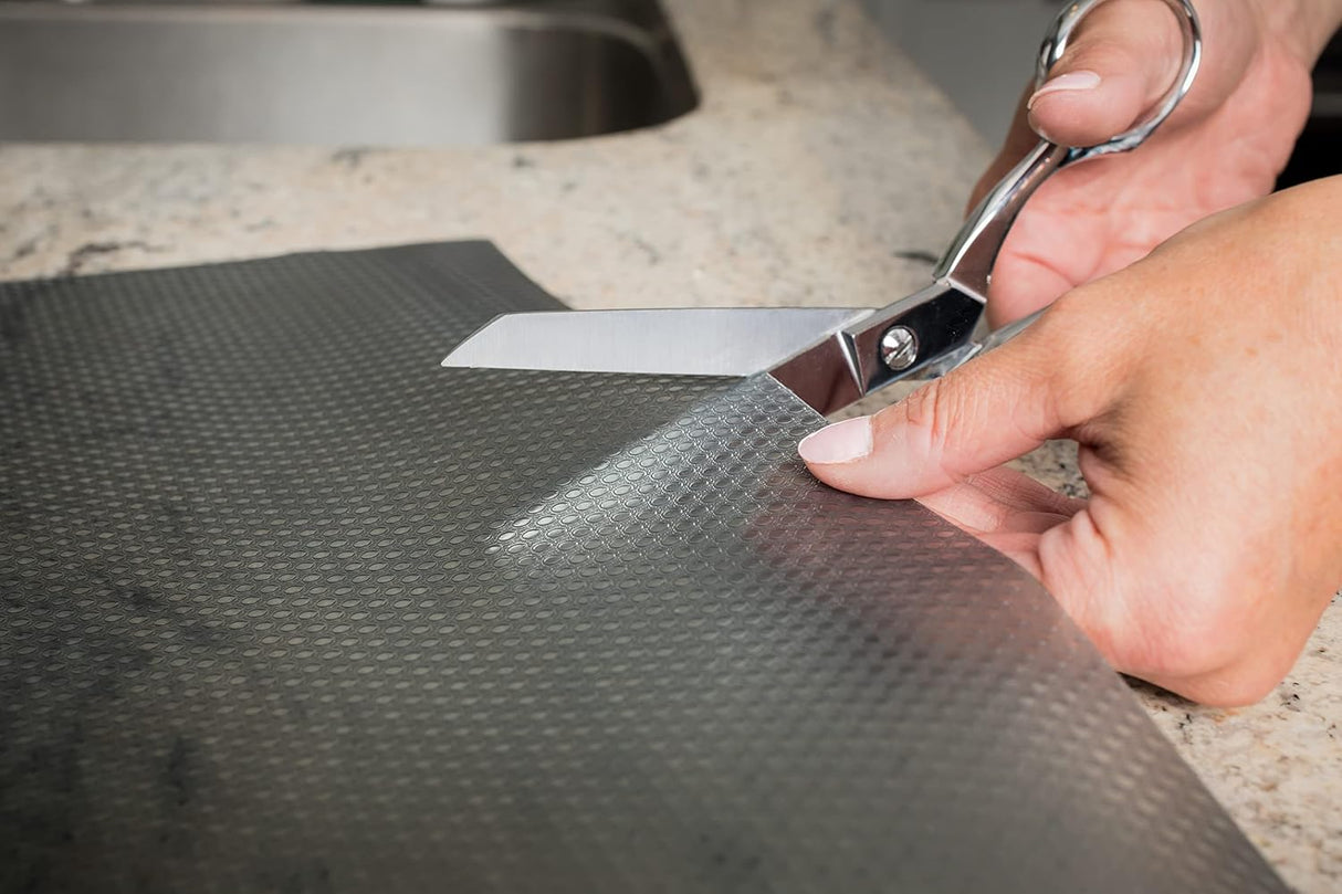 DUCK EasyLiner Clear Classic Under The Sink Shelf Liner - Black, 24" x 4'-075353974476-LR-341209-3-LR eShop