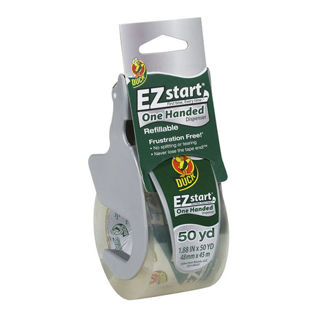 DUCK EZ Start Packing Tape with One-Handed Dispenser - Clear, 1.88" x 50 yds-075353046159-LR-336789-1-LR eShop