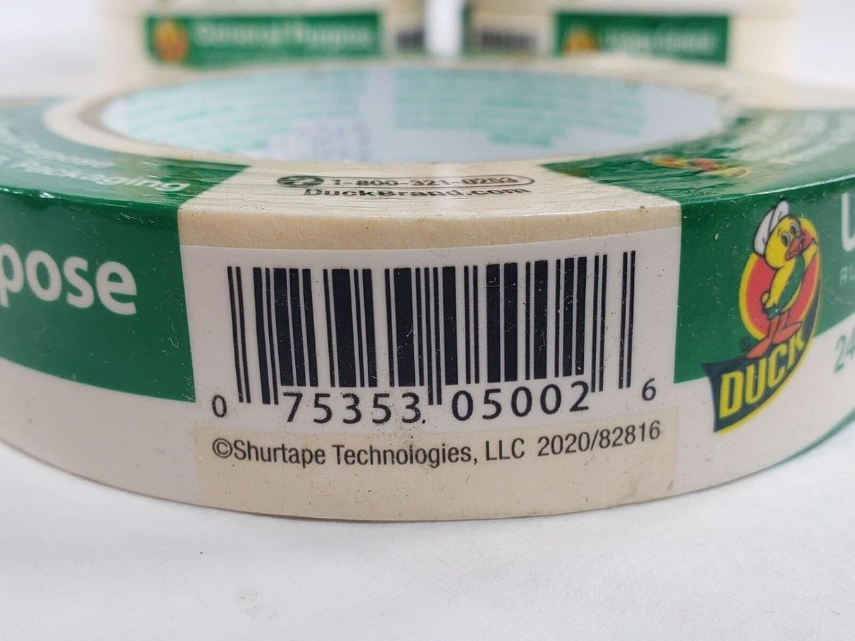 DUCK General Purpose Masking Tape - Beige, 0.94" x 60 yds-075353050026-LR-218706-3-LR eShop