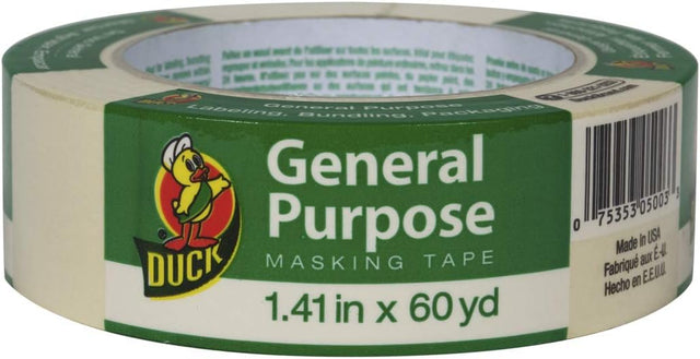 DUCK General Purpose Masking Tape - Beige, 1.41" x 60 yds-075353050033-LR-121966-1-LR eShop