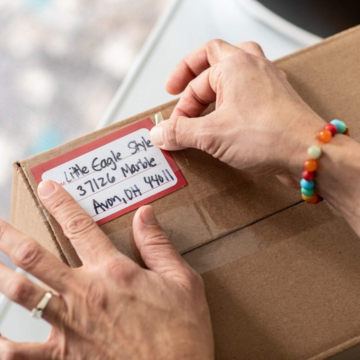 DUCK HD Clear Heavy Duty Packing Tape with Dispenser, 1.88" x 30 yds-075353073216-LR-218710-5-LR eShop