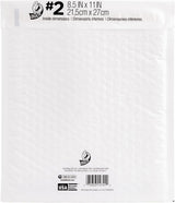 Duck Max Poly Bubble Mailer Size#2 - White, 8.5" x 11"-075353147412-LR-349747-3-LR eShop