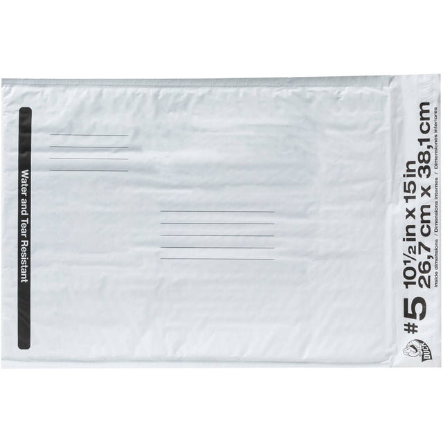 Duck Max Strength Bubble Mailer Size #5 - White, 10.5" x 15"-075353147429-LR-349746-1-LR eShop