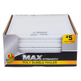 Duck Max Strength Bubble Mailer Size #5 - White, 10.5" x 15"-075353147429-LR-349746-2-LR eShop