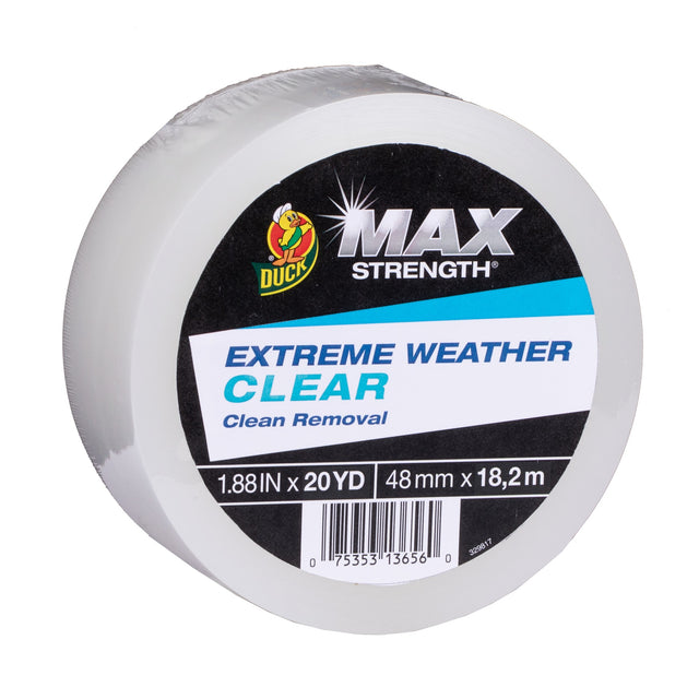 DUCK Max Strength Extreme Weather Duct Tape - Clear, 1.88" x 20 yds-075353136560-LR-352679-1-LR eShop