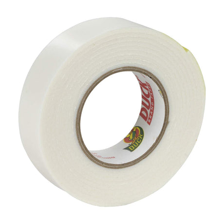 DUCK Permanent Mounting Tape - White, 0.75" x 60"-075353015049-LR-218714-2-LR eShop