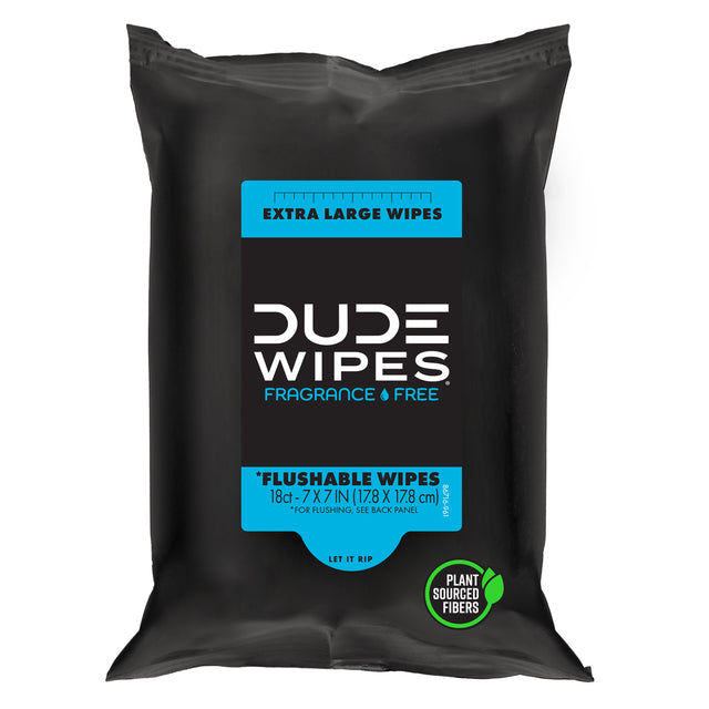 DUDE Wipes XL Flushable Wipes - Unscented, 18 count-0858993006369-LR-351320-1-LR eShop