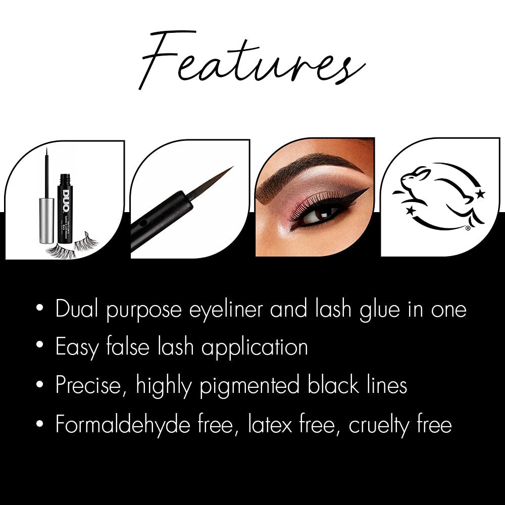 DUO Line It Lash It Adhesive Eyelash Glue - Waterproof Black-073930669494-LR-338502-5-LR eShop