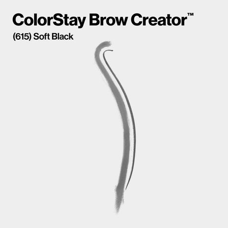 Revlon ColorStay Brow Creator Pencil - Soft Black, 1.0 ea