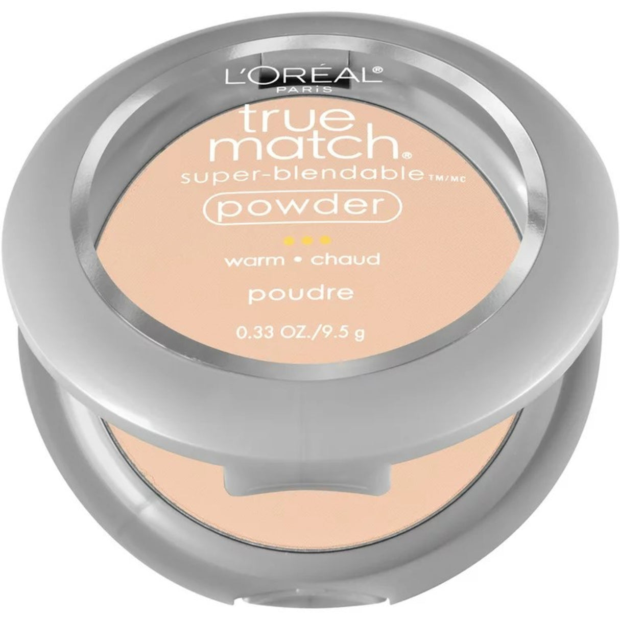 L'Oreal Paris True Match Super-Blendable Oil Free Makeup Powder, Light Ivory, 0.33 oz.