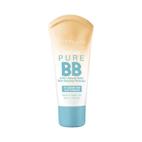 Maybelline Dream BB Pure 8-In-1 Beauty Balm 120 Medium Sheer Tint