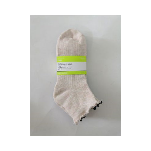 Forsythia Ridge  5Pk Quarter Socks