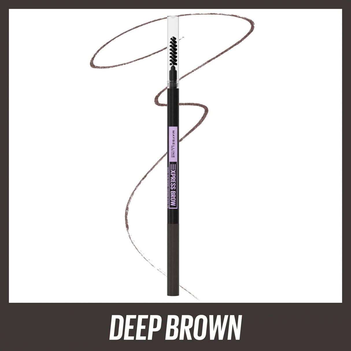 Maybelline Brow Ultra Slim Defining Eyebrow Pencil, Deep Brown