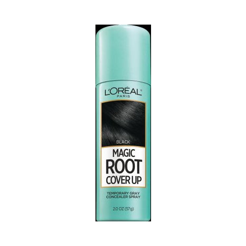 L'Oreal Paris Magic Root Cover Up Gray Concealer Spray, Black, 2 oz.