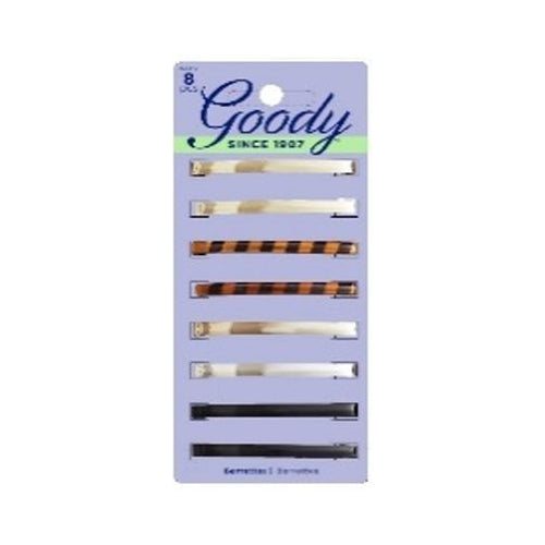 Goody Classics Patterned Staytight Barrettes, 8 CT