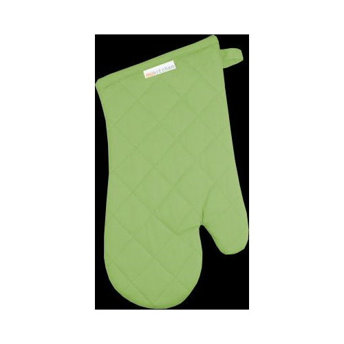 MUkitchen 100% Cotton Terry-Lined 13"x7" Oven Mitt - Cactus