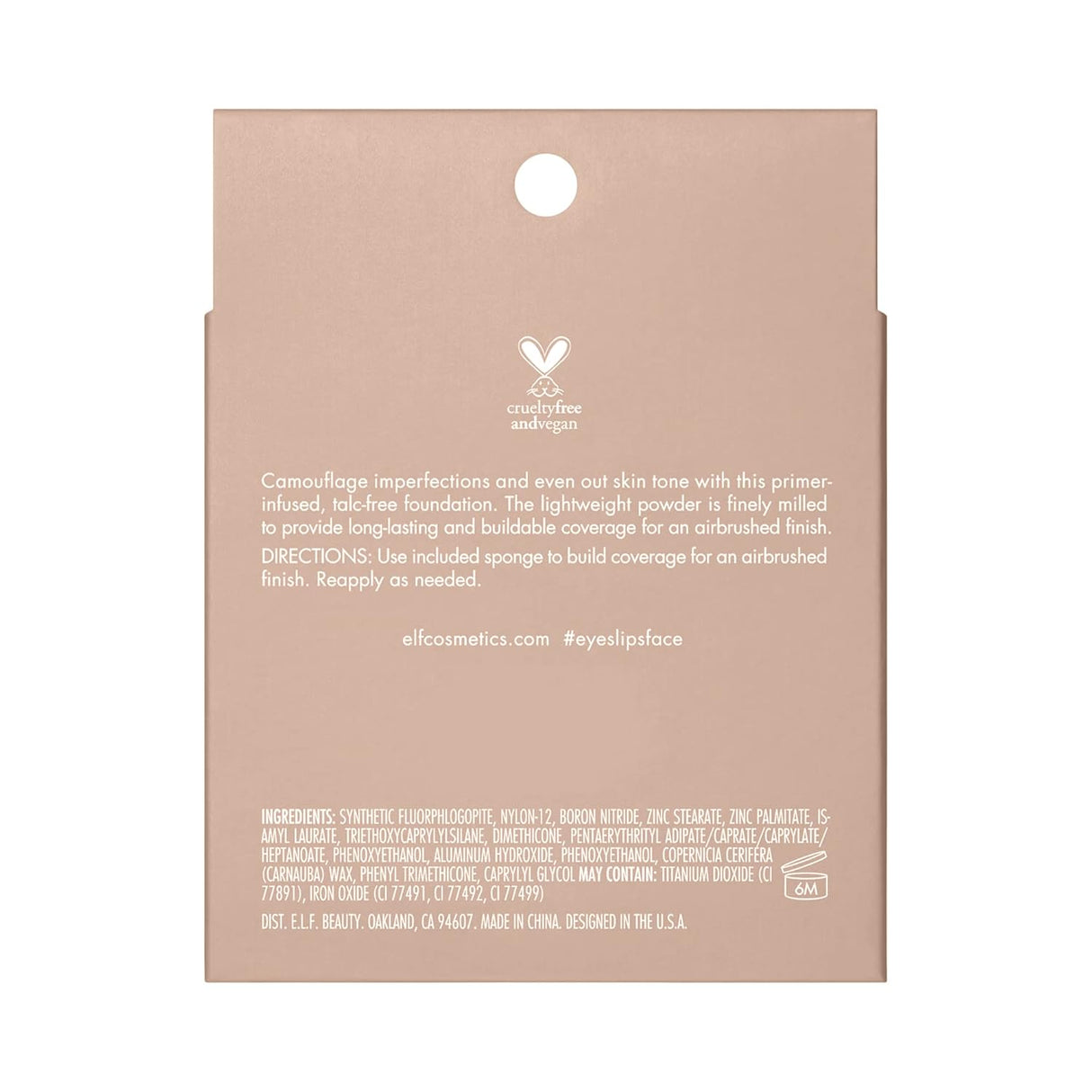 e.l.f. Camo Powder Primer-Infused Foundation - Light 205 N-609332830110-LR-347888-3-LR eShop