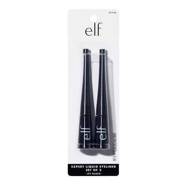 e.l.f. Expert Liquid Eyeliner Set - Black, 2 count-609332211551-LR-348431-1-LR eShop