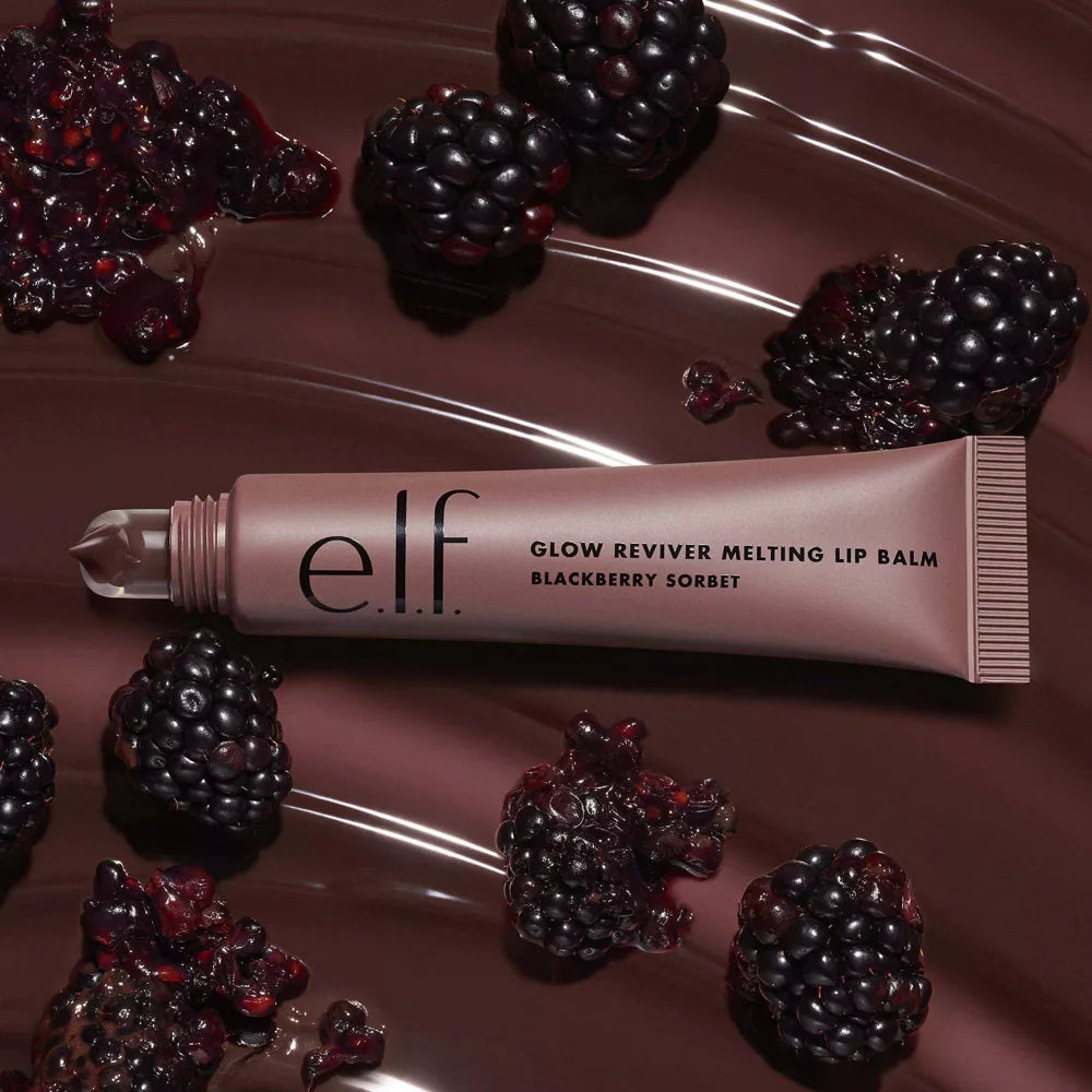 e.l.f. Glow Reviver Melting Lip Balm - Blackberry Sorbet, 0.52 oz-609332824850-LR-360246-13-LR eShop