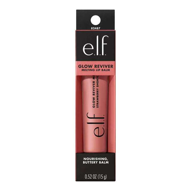 e.l.f. Glow Reviver Melting Lip Balm - Strawberry Shortcake, 0.52 oz-609332824874-LR-360248-1-LR eShop
