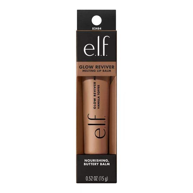 e.l.f. Glow Reviver Melting Lip Balm - Vanilla Toffee, 0.52 oz-609332824843-LR-360245-1-LR eShop