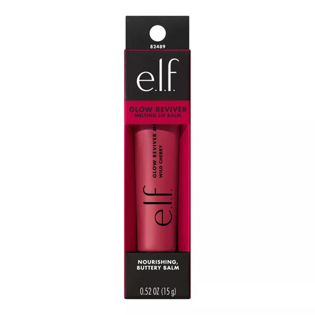 e.l.f. Glow Reviver Melting Lip Balm - Wild Cherry, 0.52 oz-609332824898-LR-360249-1-LR eShop