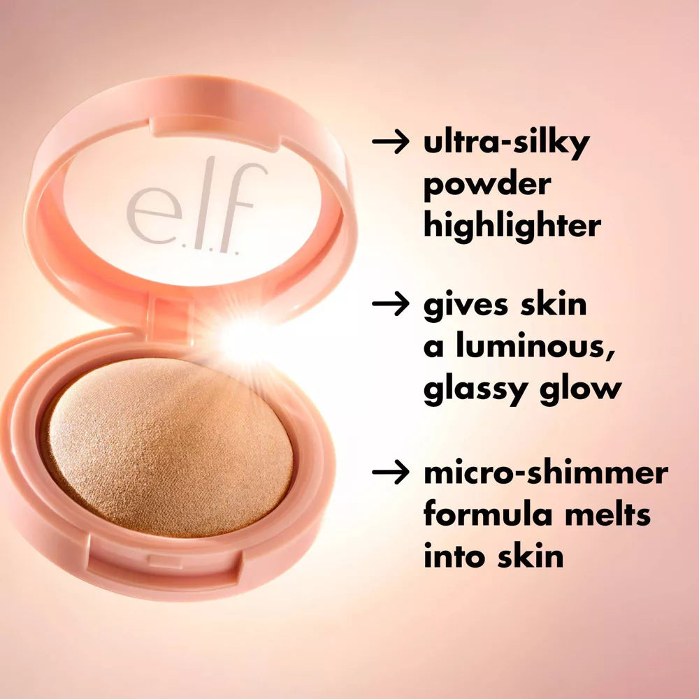 e.l.f. Halo Glow Silky Powder Highlighter - Prosecco Poppin', 0.15 oz-609332848030-LR-360275-10-LR eShop