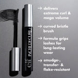 e.l.f. Incredi-Curl Curling & Volumizing Mascara - Pitch Black, 0.32 oz-609332851719-LR-360278-6-LR eShop