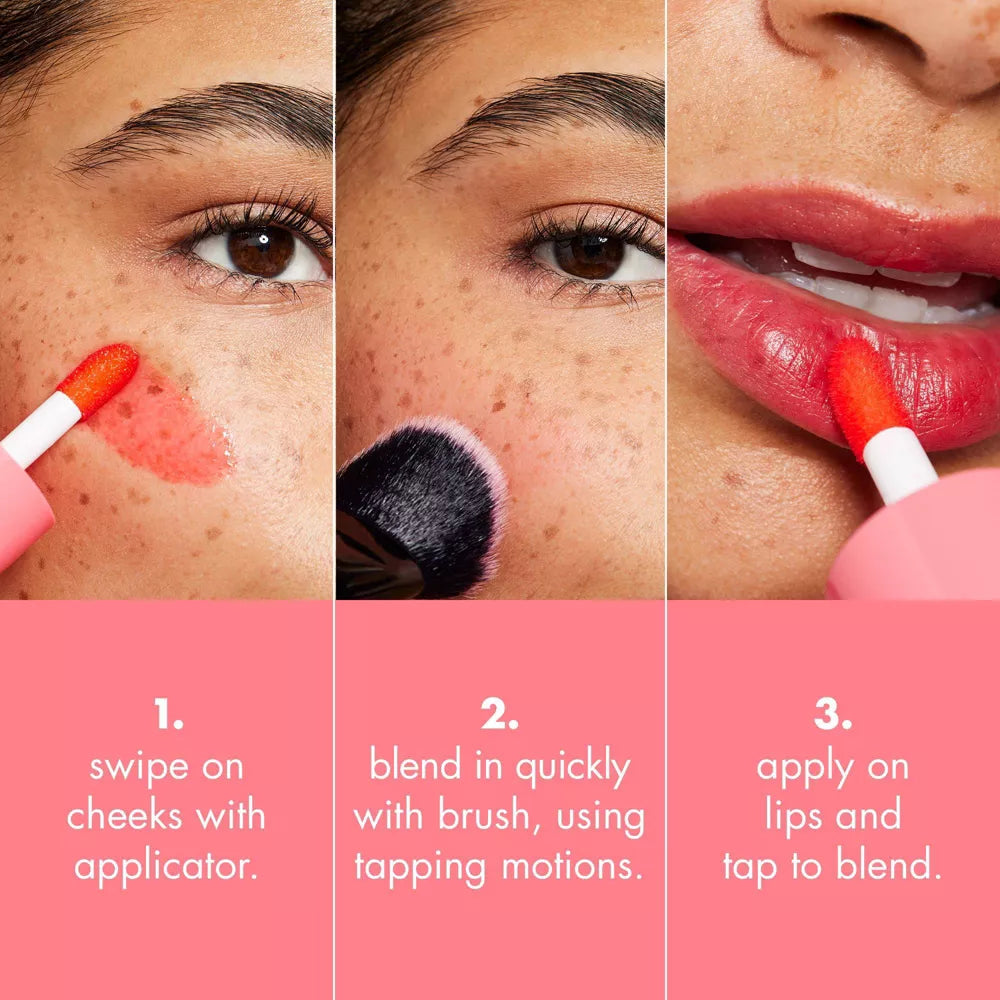 e.l.f. Sheer For It Blush Tint Stain For Lips + Cheek - Orange Crush, 0.22 oz-609332823211-LR-361079-10-LR eShop