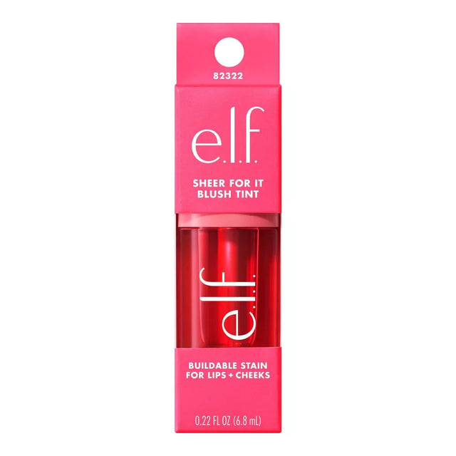 e.l.f. Sheer For It Blush Tint Stain For Lips + Cheek - Pink Positive, 0.22 oz-609332823228-LR-360242-1-LR eShop