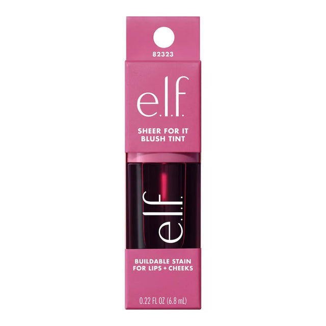 e.l.f. Sheer For It Blush Tint Stain For Lips + Cheek - Plums Up, 0.22 oz-609332823235-LR-360243-1-LR eShop