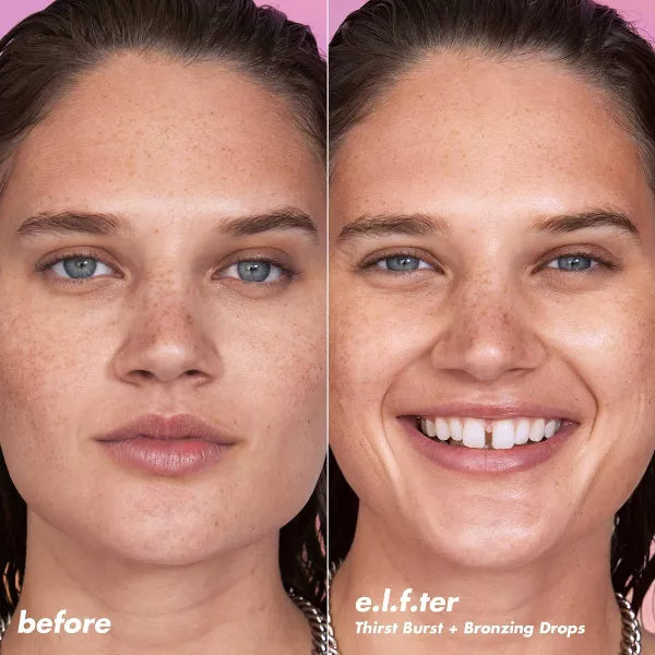 e.l.f. SKIN The Hottest Drops Duo - Bronzing Drops & Holy Hydration! Thirst Burst Drops Mini Duo-609332573000-LR-357225-8-LR eShop