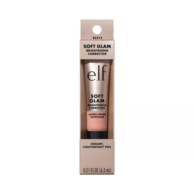 e.l.f. Soft Glam Brightening Corrector - Light Pink, 0.21 oz-609332852129-LR-360296-1-LR eShop