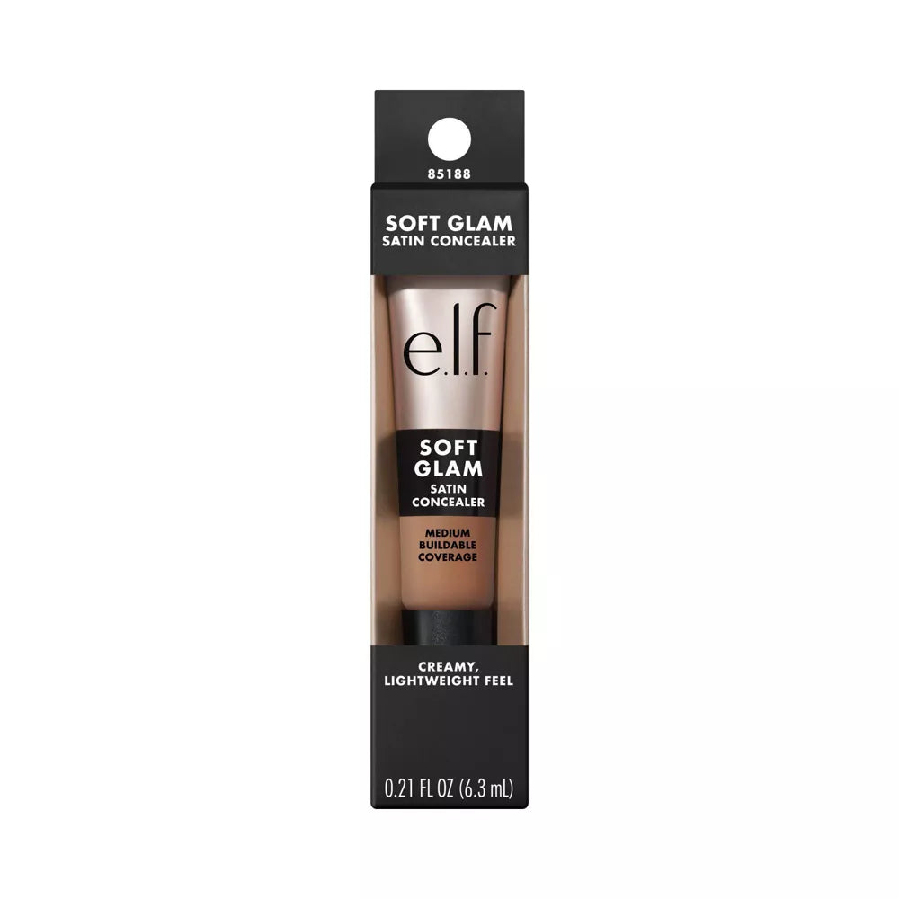 e.l.f. Soft Glam Satin Concealer - 31 Medium Neutral, 0.21 oz-609332851887-LR-360290-1-LR eShop