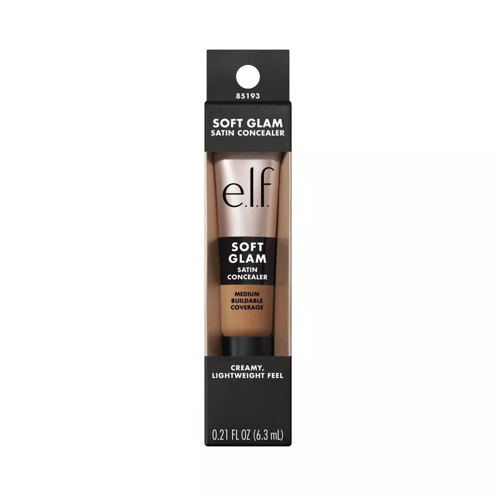 e.l.f. Soft Glam Satin Concealer - 40 Tan Warm, 0.21 oz-609332851931-LR-360291-1-LR eShop
