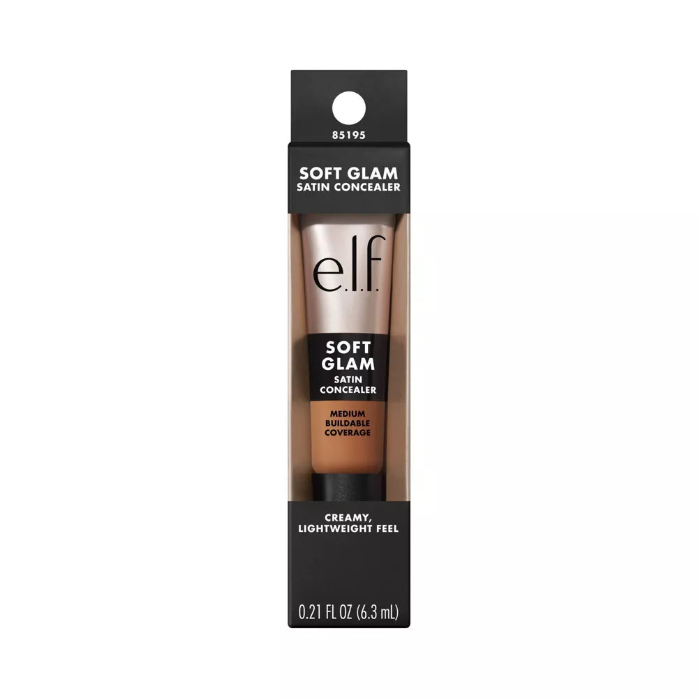 e.l.f. Soft Glam Satin Concealer - 42 Tan Neutral, 0.21 oz-609332851955-LR-360292-1-LR eShop
