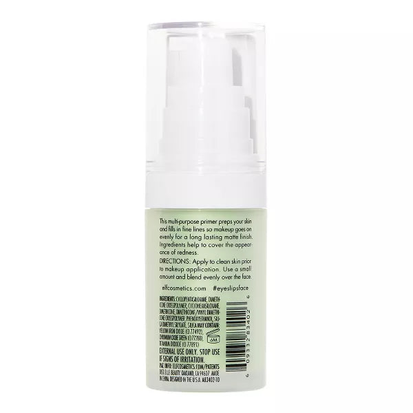 e.l.f. Tone Adjusting Face Primer - Small- Green, 0.47 fl oz-609332834026-LR-291997-5-LR eShop