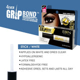 EBIN NEW YORK Grip Bond Latex-Free Lash Adhesive With Brush On Applicator - White-812429035743-LR-347815-5-LR eShop