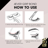 EBIN NEW YORK Grip Bond Latex-Free Lash Adhesive With Brush On Applicator - White-812429035743-LR-347815-7-LR eShop