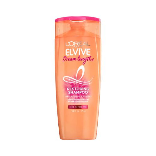 L'Oreal Paris Elvive Dream Lengths Restoring Shampoo for Long, Damaged Hair, , 12.6 fl. oz.