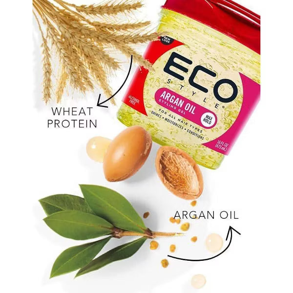 ECO STYLE Professional Styling Gel With Argan Oil, 16 oz-748378003154-LR-355118-3-LR eShop