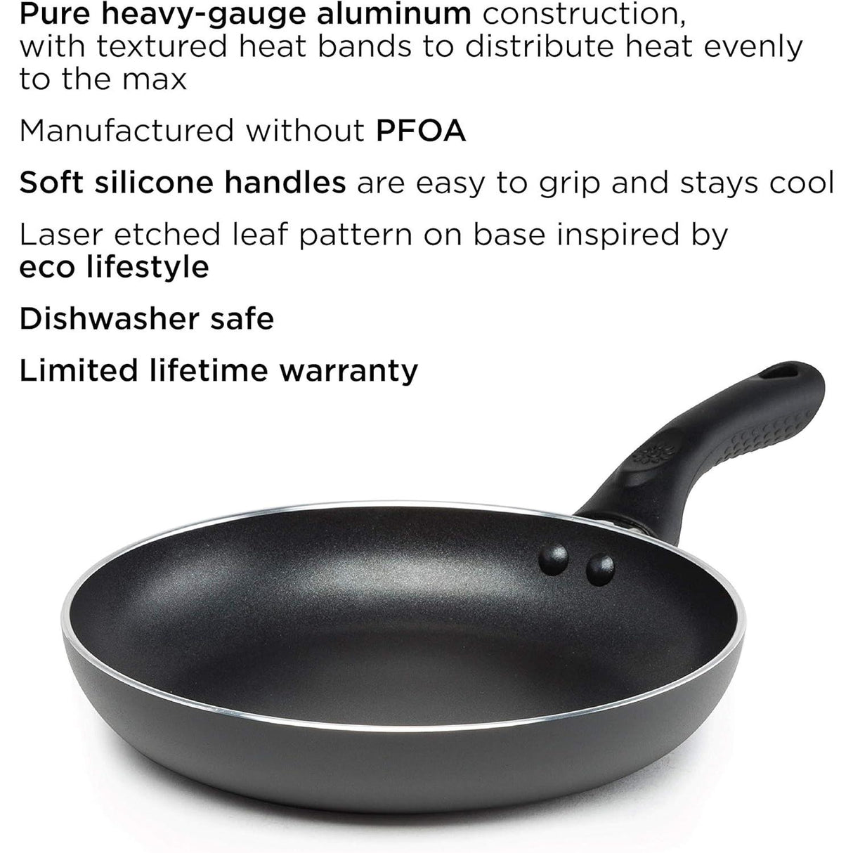 ecolution Evolve Fry Pan - Black, 8"-741393425758-LR-263599-3-LR eShop
