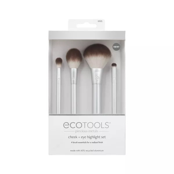 EcoTools Precious Metals Cheek and Eye Highlight Brush Set - 4pc-079625438598-LR-347971-1-LR eShop